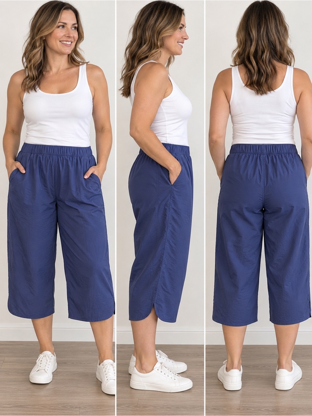 Title Nine Slaycation 2.0 Cropped Pants - Textured Petite XL